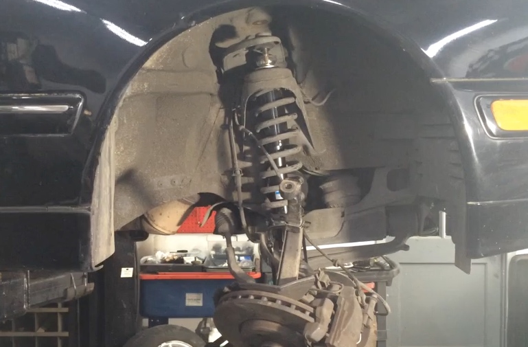 Mercedes e320 deals front shock replacement